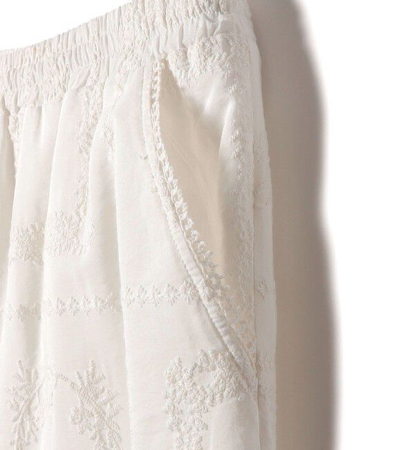 SHIPS for women「〈手洗い可能〉パッチワーク レース ドロスト パンツ」|その他|