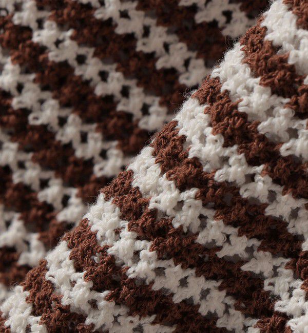 quaranciel「《予約》quaranciel: ボーダー クルーネック メタルボタン ニット カーディガン」|カーディガン|