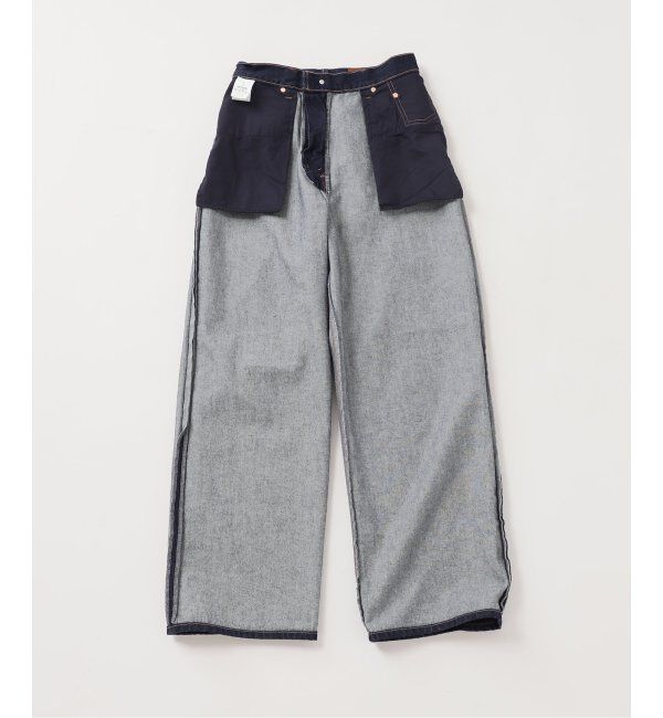 OUTDOOR PRODUCTS Usual Things「追加3 ULTライトデニムハイライズルーズ5PKT」|デニム|