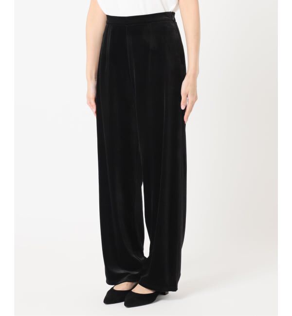 OUTDOOR PRODUCTS Usual Things「ベロアフレアパンツ」|スラックス|