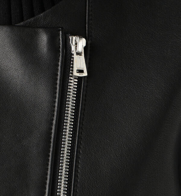 DES PRES「ラムレザー ノーカラージャケット」|ライダースジャケット|