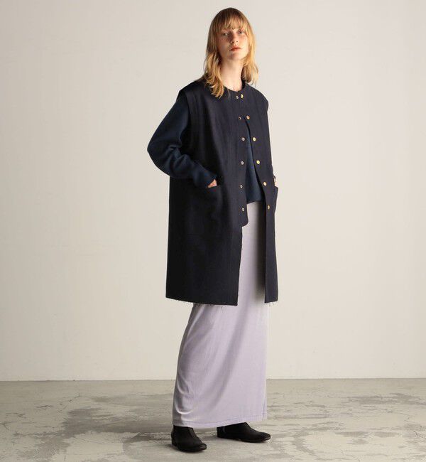 BACCA「inner piece ベロアジャージー ロングスカート」|スカート|