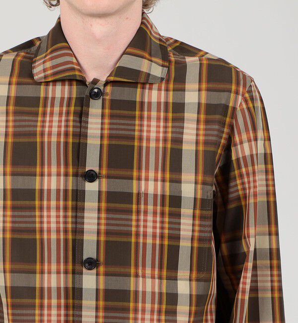 TOMORROWLAND MENS「クレープコットン コックジャケット」|ブルゾン・スタジャン|