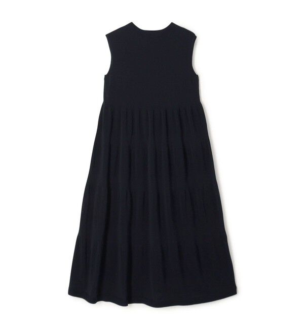 DES PRES「ドライポリエステルコットン クルーネックワンピース」|ワンピース|69 ネイビー