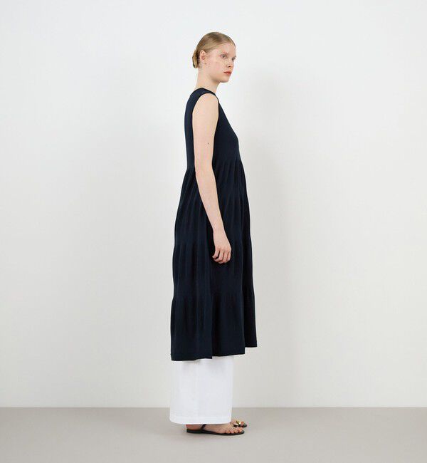 DES PRES「ドライポリエステルコットン クルーネックワンピース」|ワンピース|