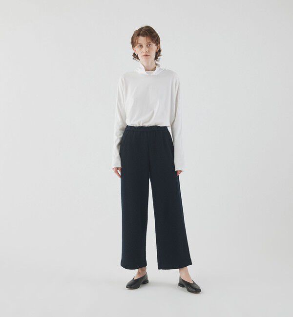 GALERIE VIE「ファインブークレー イージーストレートパンツ」|その他|