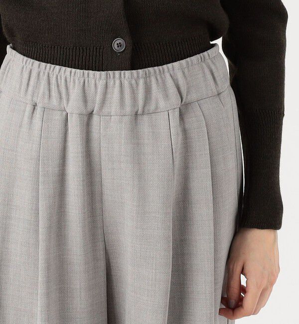 GALERIE VIE「レーヨンウールデラヴェ 2タックギャザーパンツ」|その他|