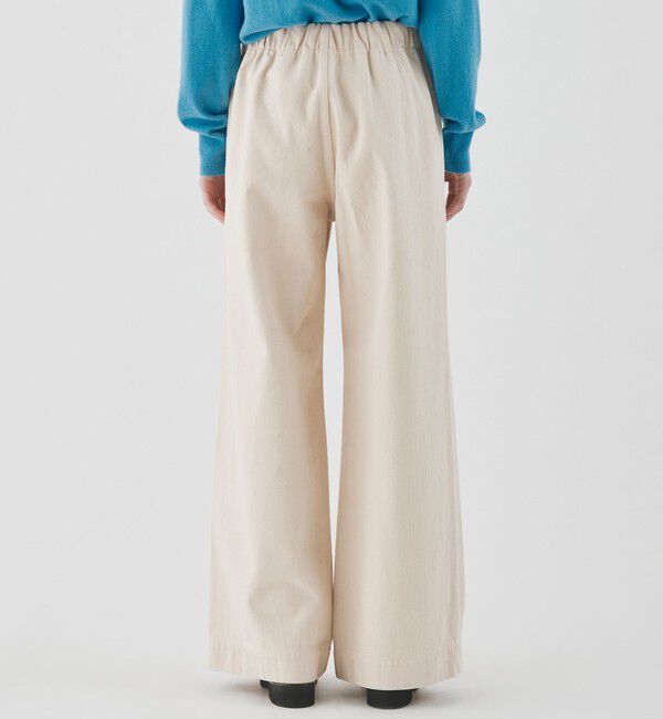 GALERIE VIE「シーアイランドカラーデニム イージーフレアパンツ」|デニム|