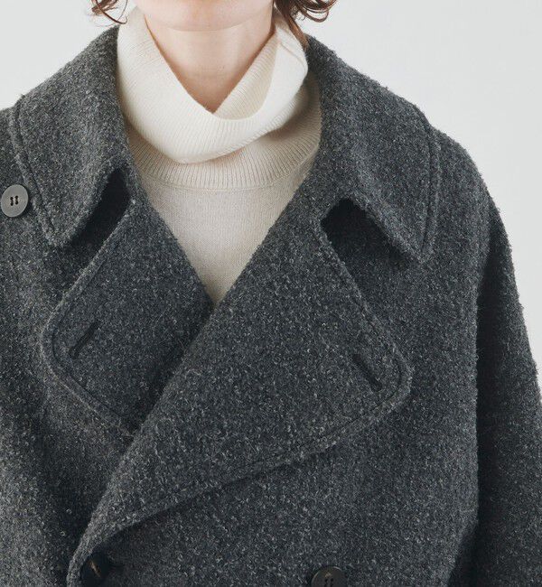 GALERIE VIE「エアブークレーウール ボリュームトレンチコート」|トレンチコート|