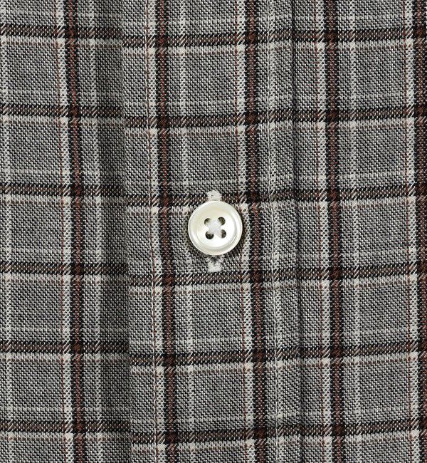 TOMORROWLAND MENS「ウールコットンビエラ セミワイドカラーシャツ」|シャツ・ブラウス|