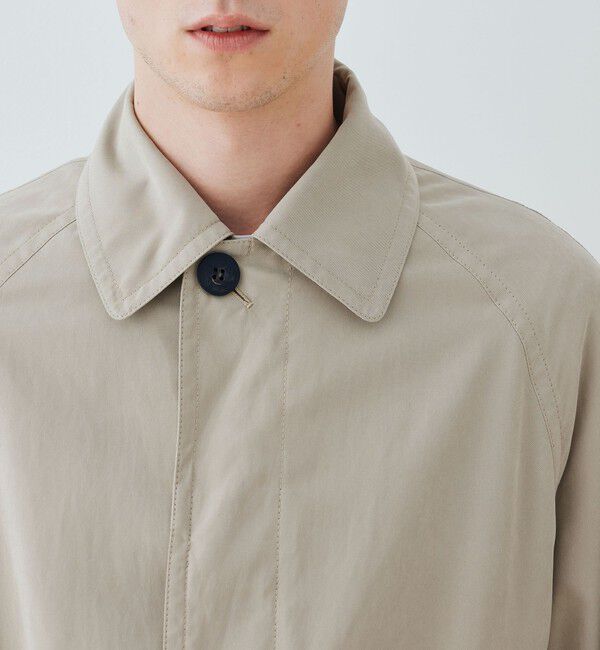 GALERIE VIE「ピーチクロス バルカラーコート」|ステンカラーコート|