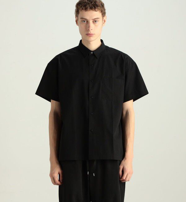 Edition「オーガニックタイプライターハーフスリーブシャツ」|シャツ・ブラウス|