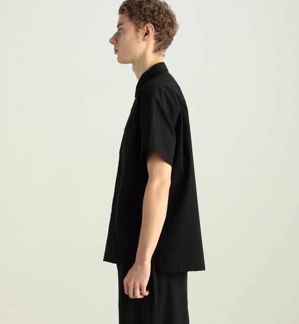 Edition「オーガニックタイプライターハーフスリーブシャツ」|シャツ・ブラウス|