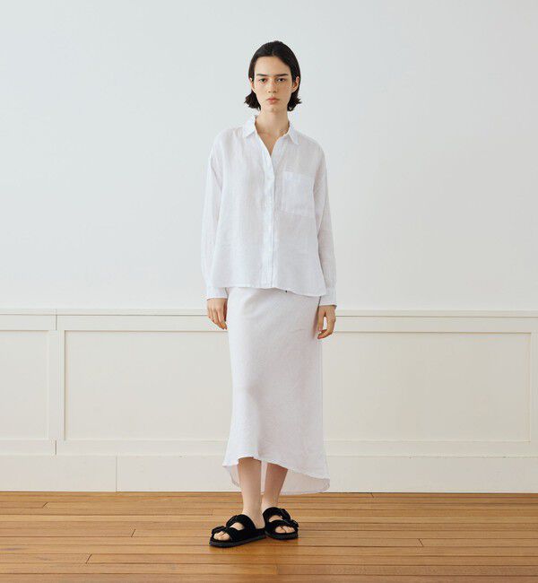 JAMES PERSE「ライトウェイトリネン オーバーサイズドシャツ WKO3970」|シャツ・ブラウス|