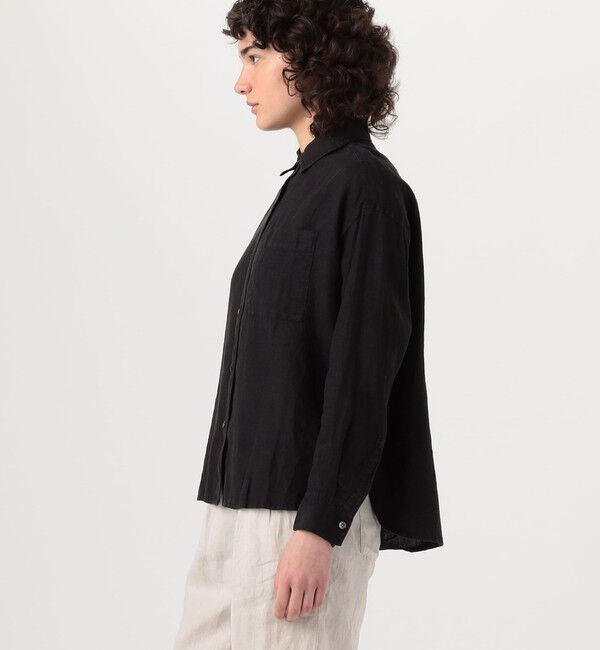 JAMES PERSE「ライトウェイトリネン オーバーサイズドシャツ WKO3970」|シャツ・ブラウス|