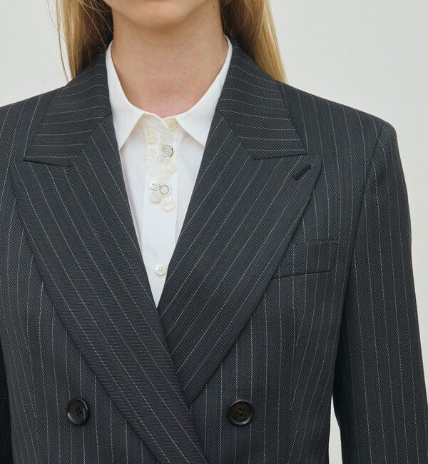 DES PRES「ウールドスキン ダブルブレスレッドジャケット」|テーラードジャケット|