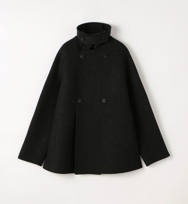 Edition「ウールカシミヤ ダブルフェイス ショートコート」|ピーコート|