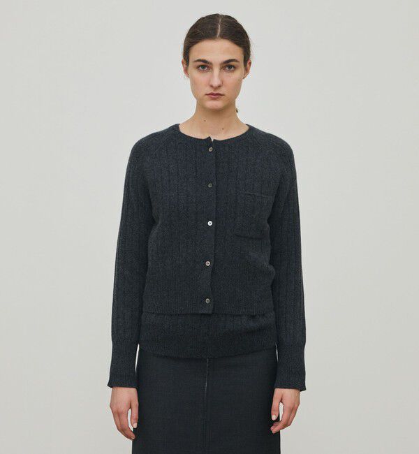 DES PRES「ベビーカシミヤ クルーネックカーディガン」|カーディガン|