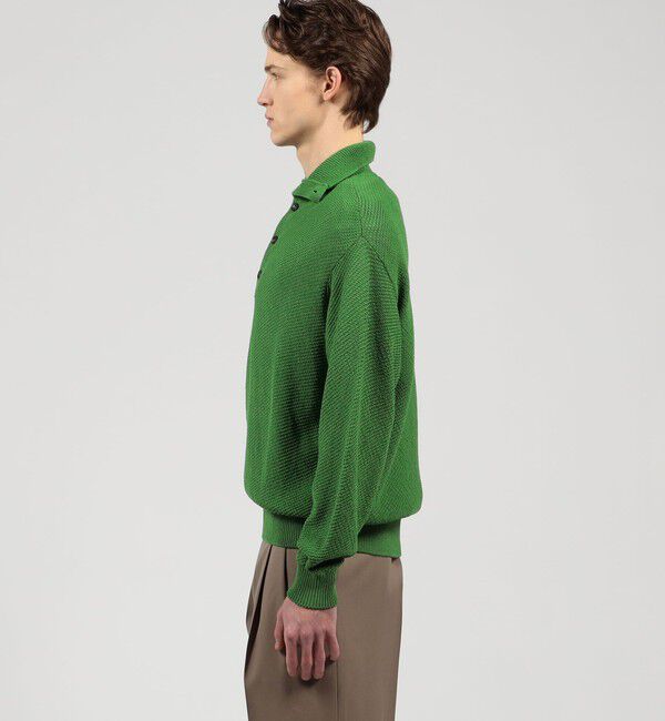 TOMORROWLAND MENS「TOMORROWLAND tricot ギマコットンニット スタンドカラープルオーバー 」|ニット・セーター|