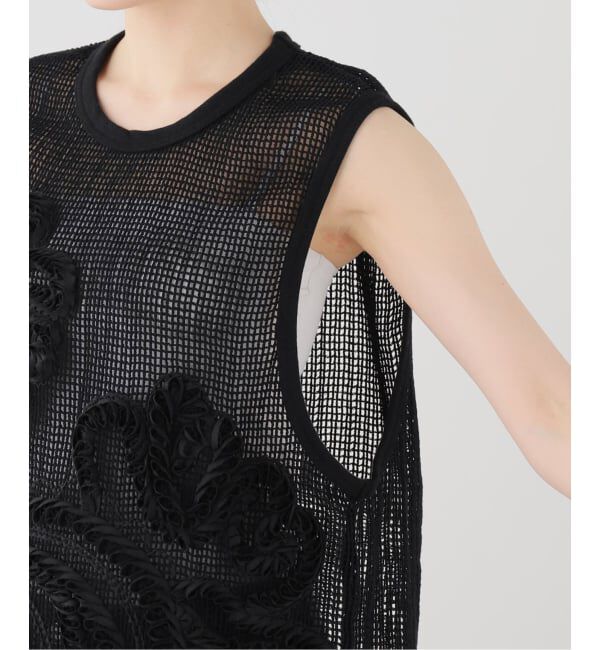  「TAAKK MESH EMBROIDERY TANK TOP TA26SS-JR075：カットソー」|Tシャツ・カットソー|