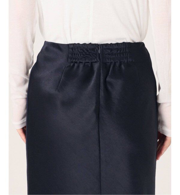 IENA「《追加6》ダブルサテンスカート」|スカート|