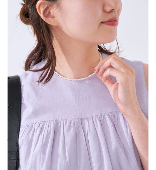 IENA「IENA 10K タンスイパール ネックレス 37cm」|ネックレス|