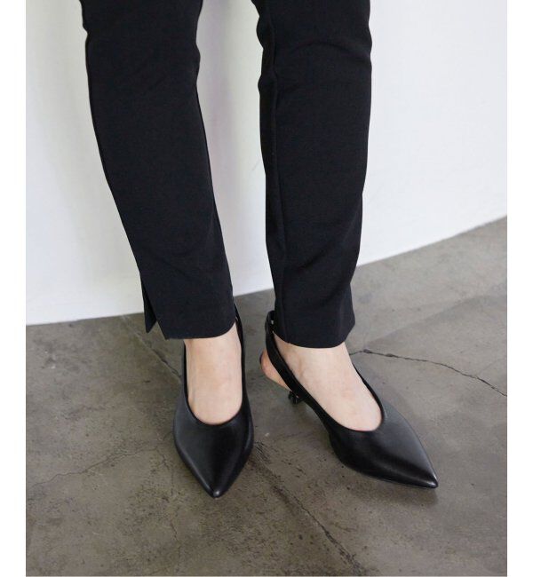 SLOBE IENA「《追加》SLOBE バッグスリングパンプス」|パンプス|