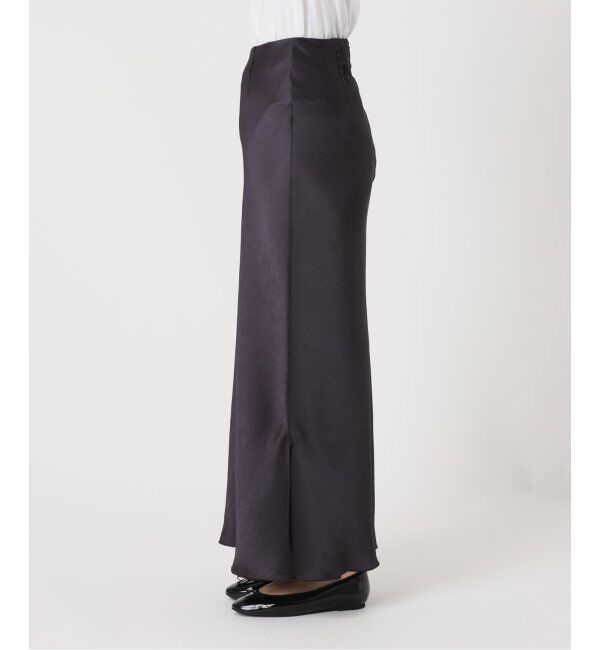 IENA「《追加9》ダブルサテンスカート」|スカート|