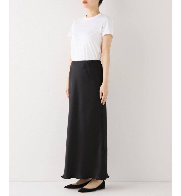 IENA「《追加9》ダブルサテンスカート」|スカート|