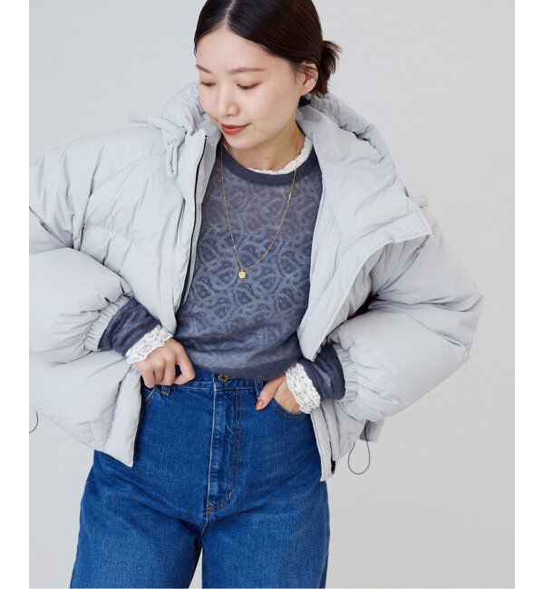 IENA「《追加3》ペイズリー ストレッチレースプルオーバー」|Tシャツ・カットソー|