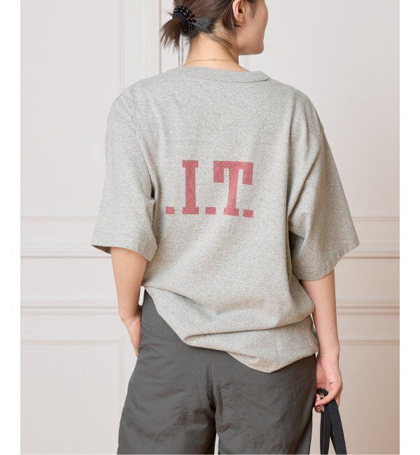 IENA LA BOUCLE「blurhms ROOTSTOCK/ブラームス ルーツストック PRINT Tシャツ BROOTS25S36E」|Tシャツ・カットソー|