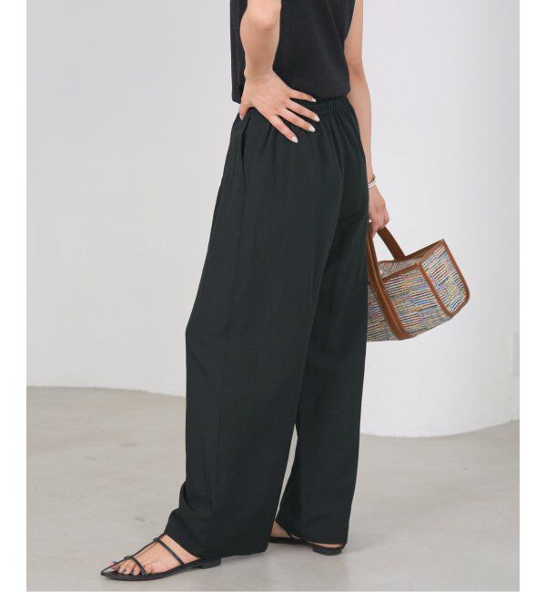 IENA「リネン混イージーパンツ」|その他|