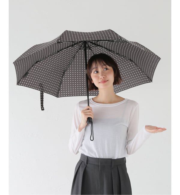 IENA「MACKINTOSH/マッキントッシュ FOLDING UMBRELLA DOT 傘 A242CL0027UBUD」|傘|