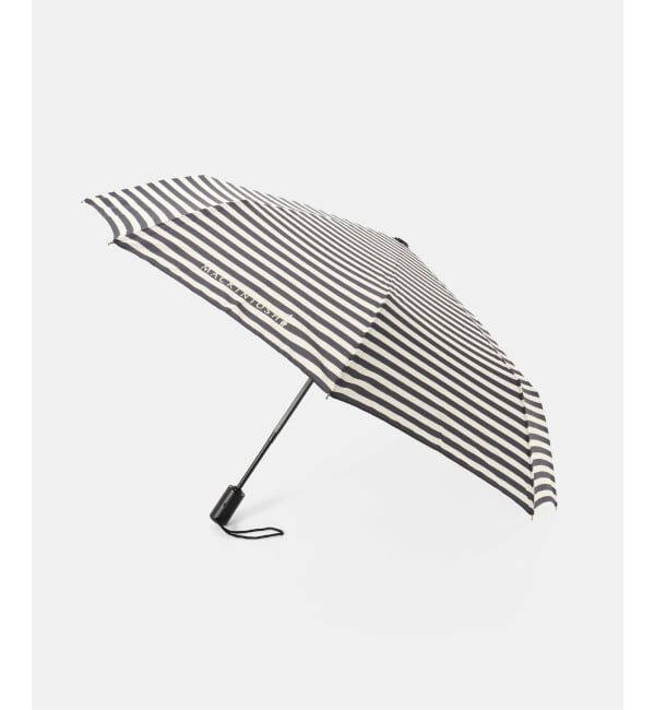IENA「MACKINTOSH/マッキントッシュ FOLDING UMBRELLA STRIPE 傘 A242CL0027UBUJ」|傘|ネイビー
