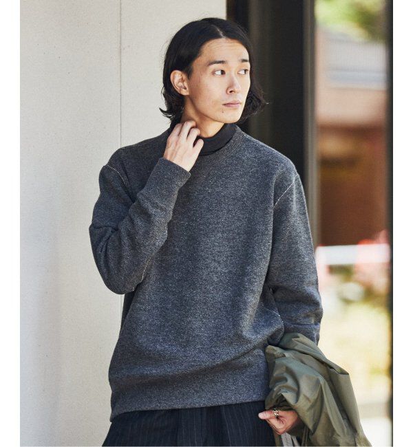 EDIFICE「【LOOPWHEELER for LOWERCASE】別注 ツリアミウール ルーズスウェット」|スウェット・ジャージ|