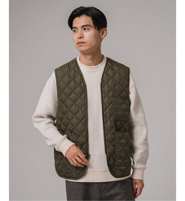 EDIFICE「Barbour for MARKAWARE & EDIFICE 別注 QUILTING VEST」|ダウン|