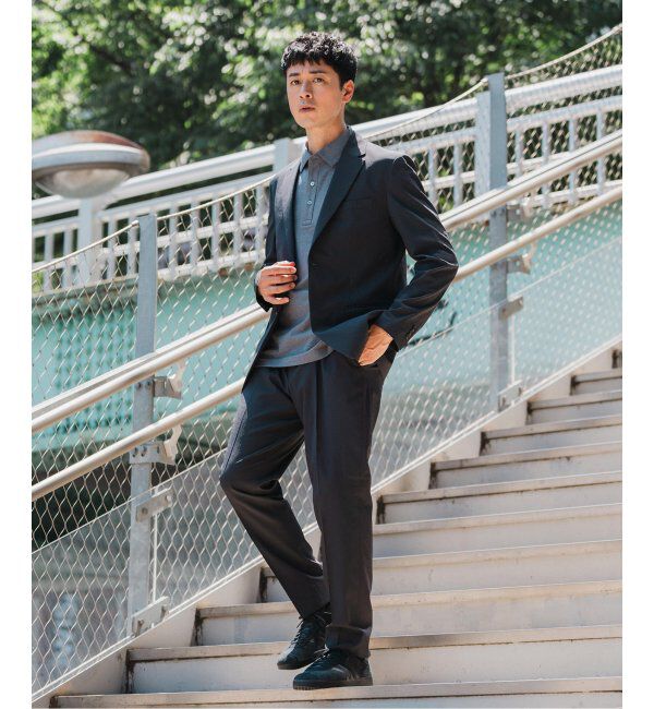 EDIFICE「"高通気＆吸水速乾" BREEZE COOL AKIHA 2B ジャケット【セットアップ着用可】」|テーラードジャケット|