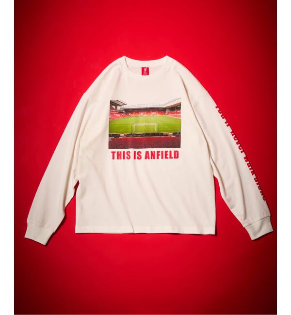 Liverpool FC「【Liverpool FC / リバプール FC】 Anfield Print LS Tee」|Tシャツ・カットソー|ホワイト
