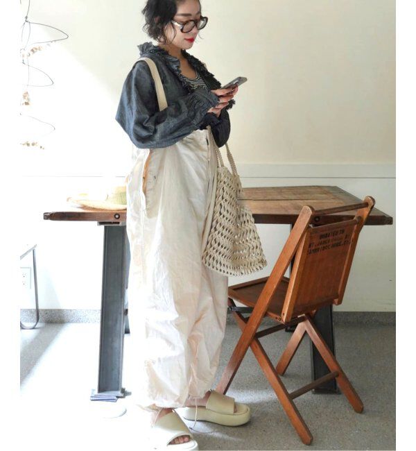 journal standard luxe「《追加》CLシャンブレー フリルブラウス」|シャツ・ブラウス|