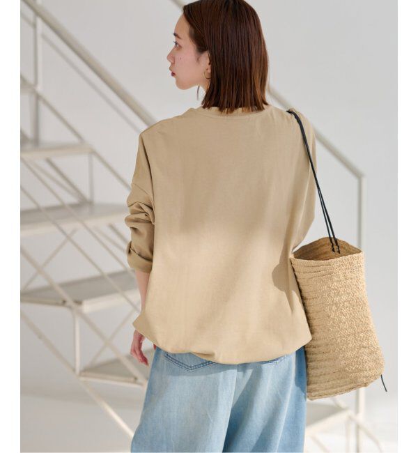 JOURNAL STANDARD relume「《追加》ギャザーヘムロングスリーブ」|Tシャツ・カットソー|