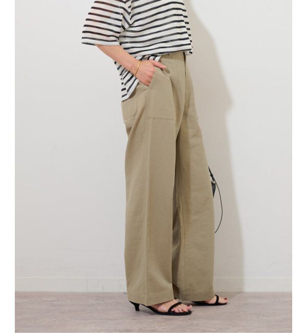 JOURNAL STANDARD relume「《追加》コットンリネンツイルベイカーパンツ」|カーゴ|