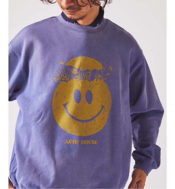 JOURNAL STANDARD relume「スマイリーフェイス 別注フェードプリント スウェット」|スウェット・ジャージ|
