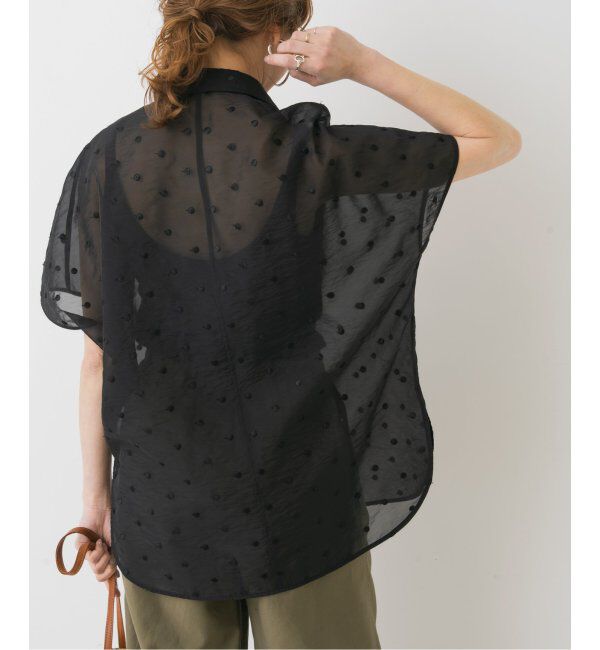 Spick and Span「シアードットサークルシャツ」|シャツ・ブラウス|