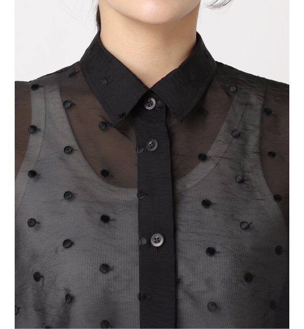 Spick and Span「シアードットサークルシャツ」|シャツ・ブラウス|