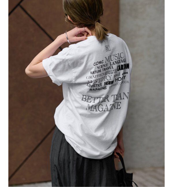 FRAMeWORK「BETTER THAN GOOD/ベターザングッド BTG GOOD BOOKS Tシャツ」|Tシャツ・カットソー|