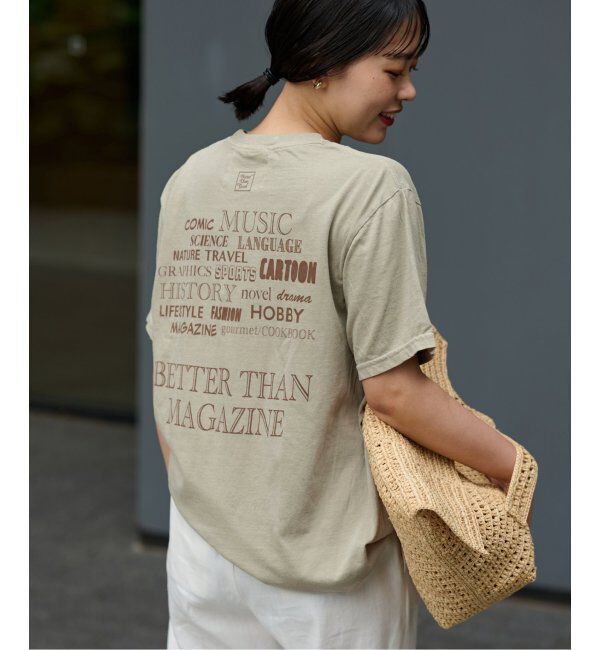 FRAMeWORK「BETTER THAN GOOD/ベターザングッド BTG GOOD BOOKS Tシャツ」|Tシャツ・カットソー|