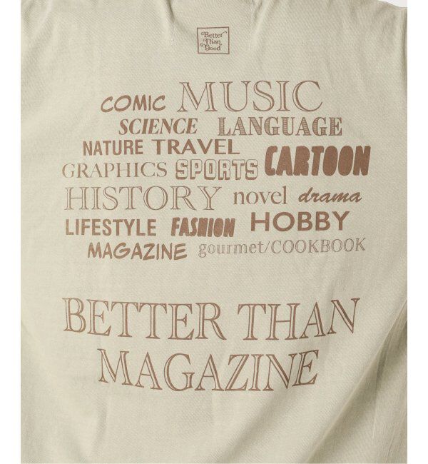 FRAMeWORK「BETTER THAN GOOD/ベターザングッド BTG GOOD BOOKS Tシャツ」|Tシャツ・カットソー|