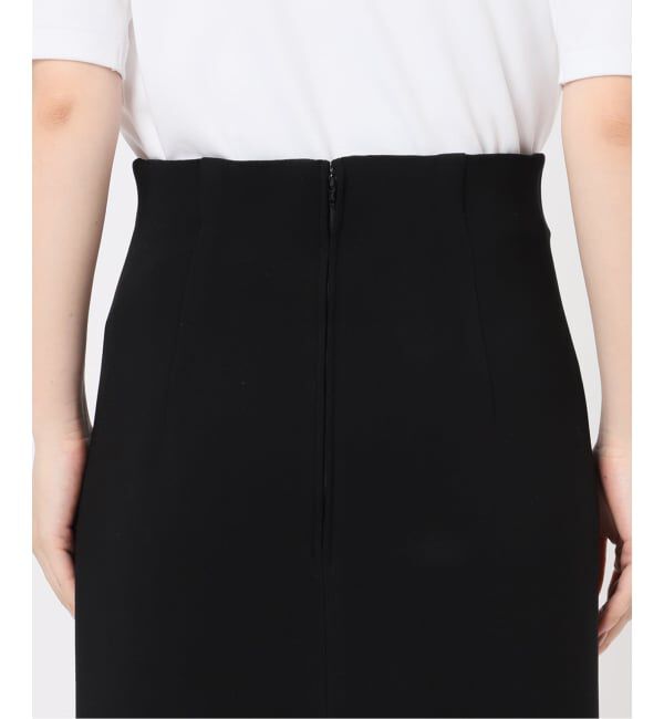 NOBLE「《追加》【洗える】コンフォートジャージーライクタイトスカート 3」|スカート|