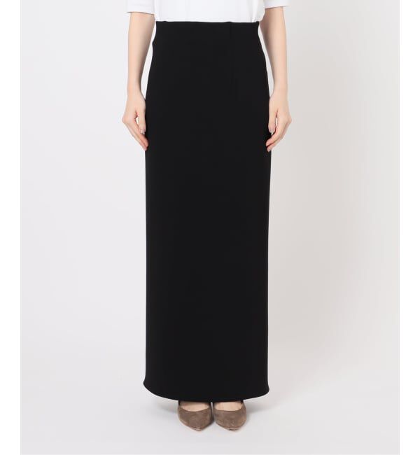 NOBLE「《追加》【洗える】コンフォートジャージーライクタイトスカート 3」|スカート|