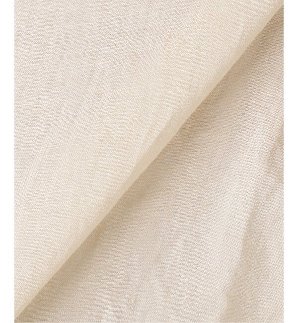 Spick and Span「《ゆったりサイズ》追加2 80リネンカシュクール ビッグシャツ」|シャツ・ブラウス|